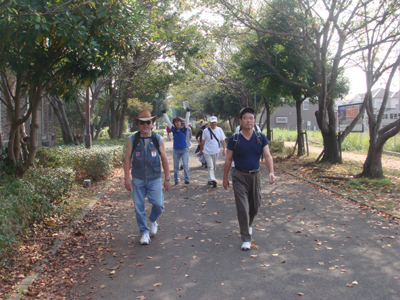 守谷の遊歩道